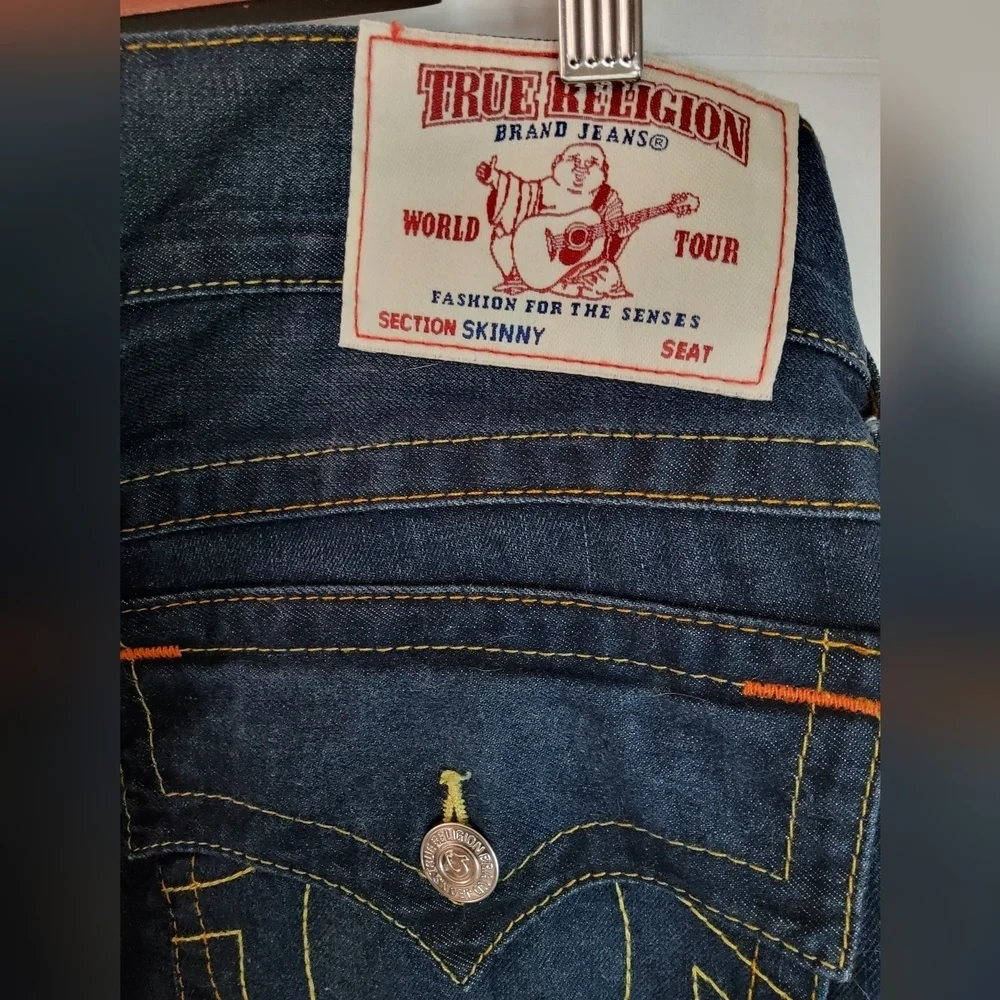 True Religion Skinny WFLP Old Multi Size 34